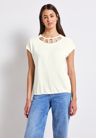 STREET ONE Shirt in White: front