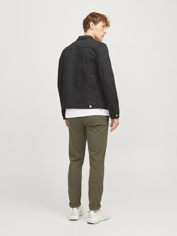 Coupe slim Pantalon chino JACK & JONES en vert