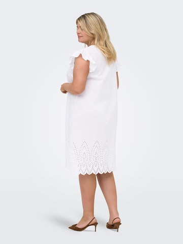 ONLY Carmakoma - Vestido de verano 'CARTulum' en blanco