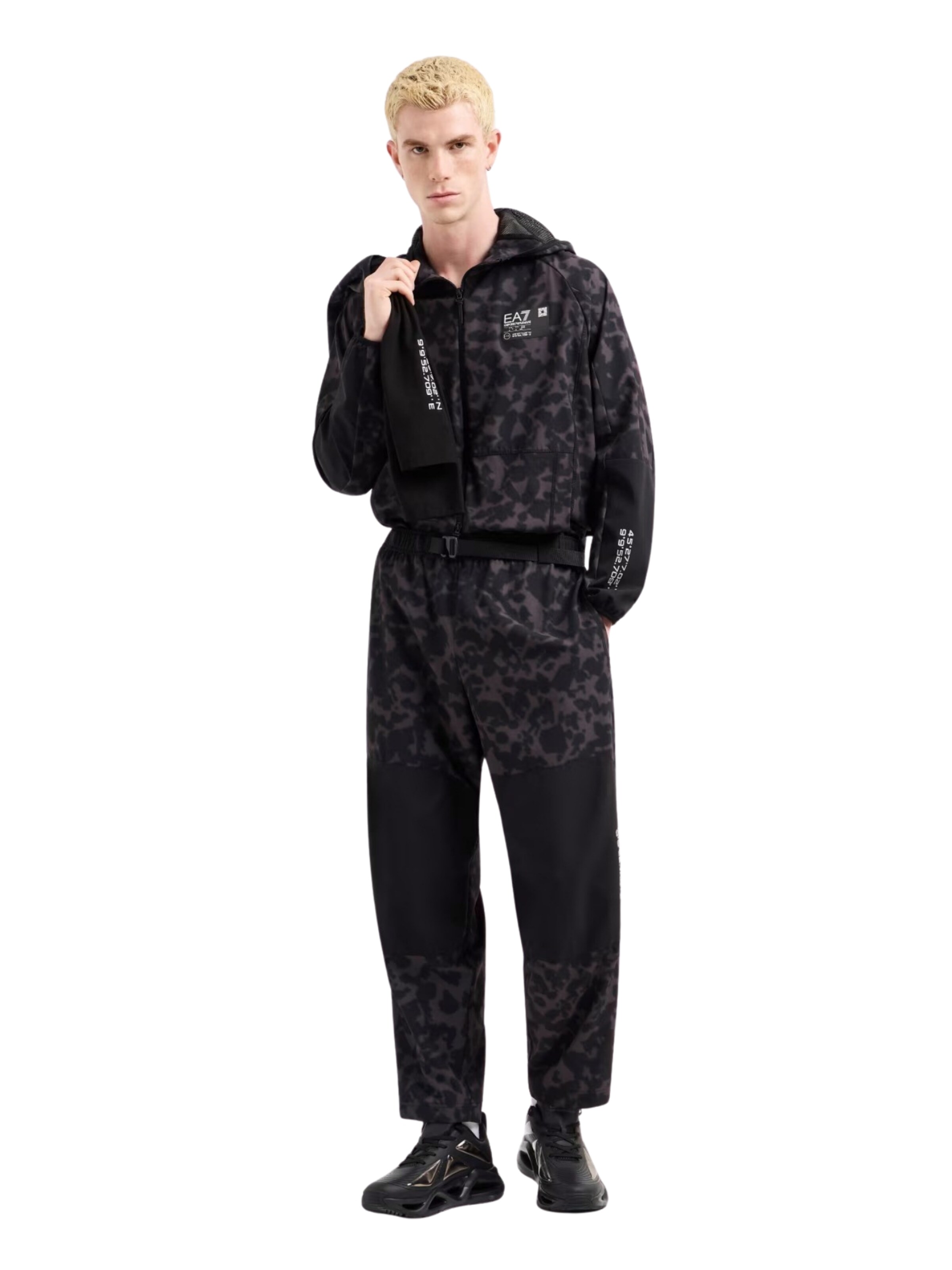 EA7 Emporio Armani Between-Season Jacket 'Visibility' in Grey