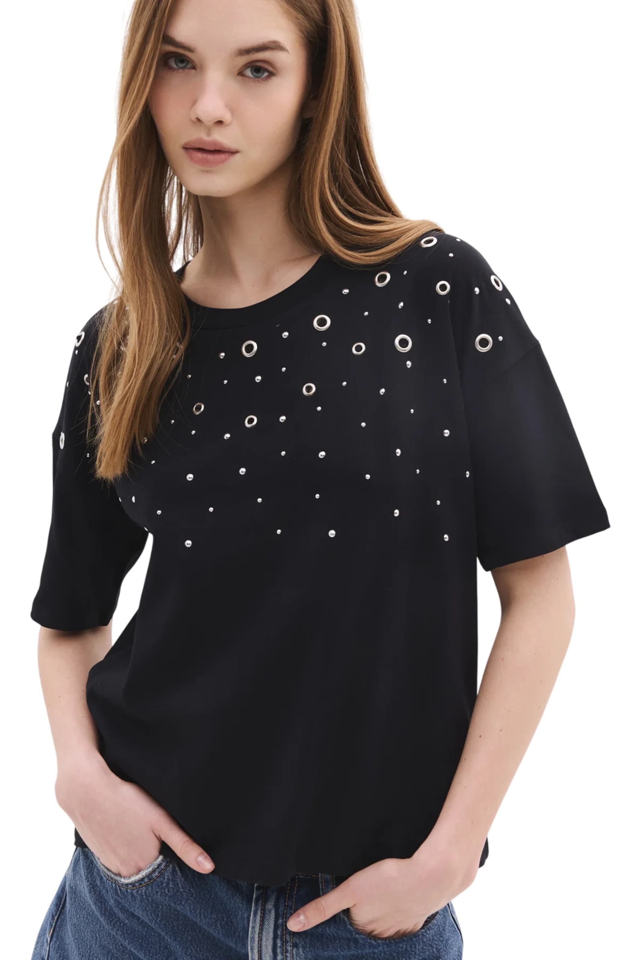 No Matter What Shirt in Black: front