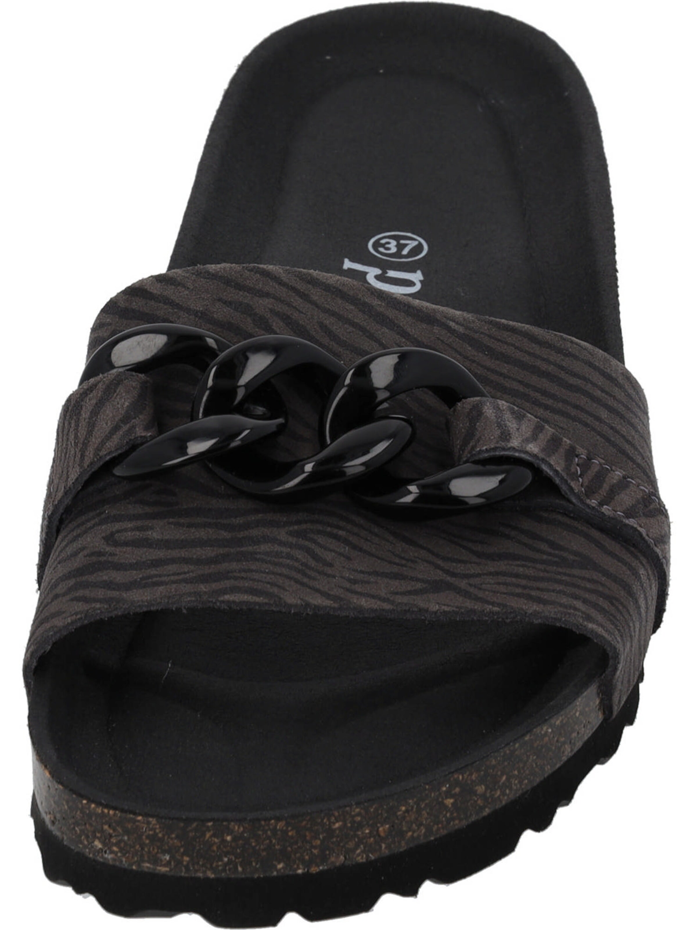 Mule 'Palado Gozo Zebra' Palado en gris