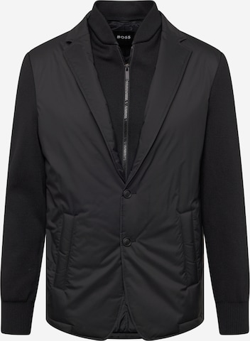 BOSS Välikausitakki 'Hanry' värissä musta: etupuoli