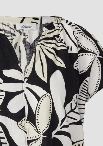 s.Oliver Bluse in Schwarz
