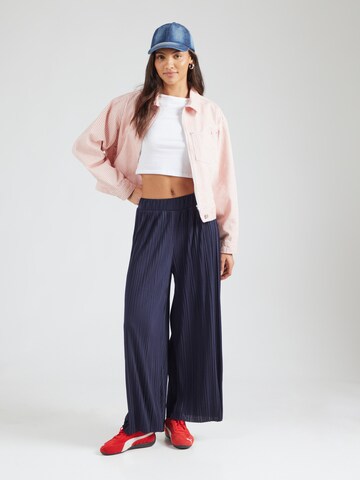 Hailys Wide leg Broek 'Ti44mber' in Blauw