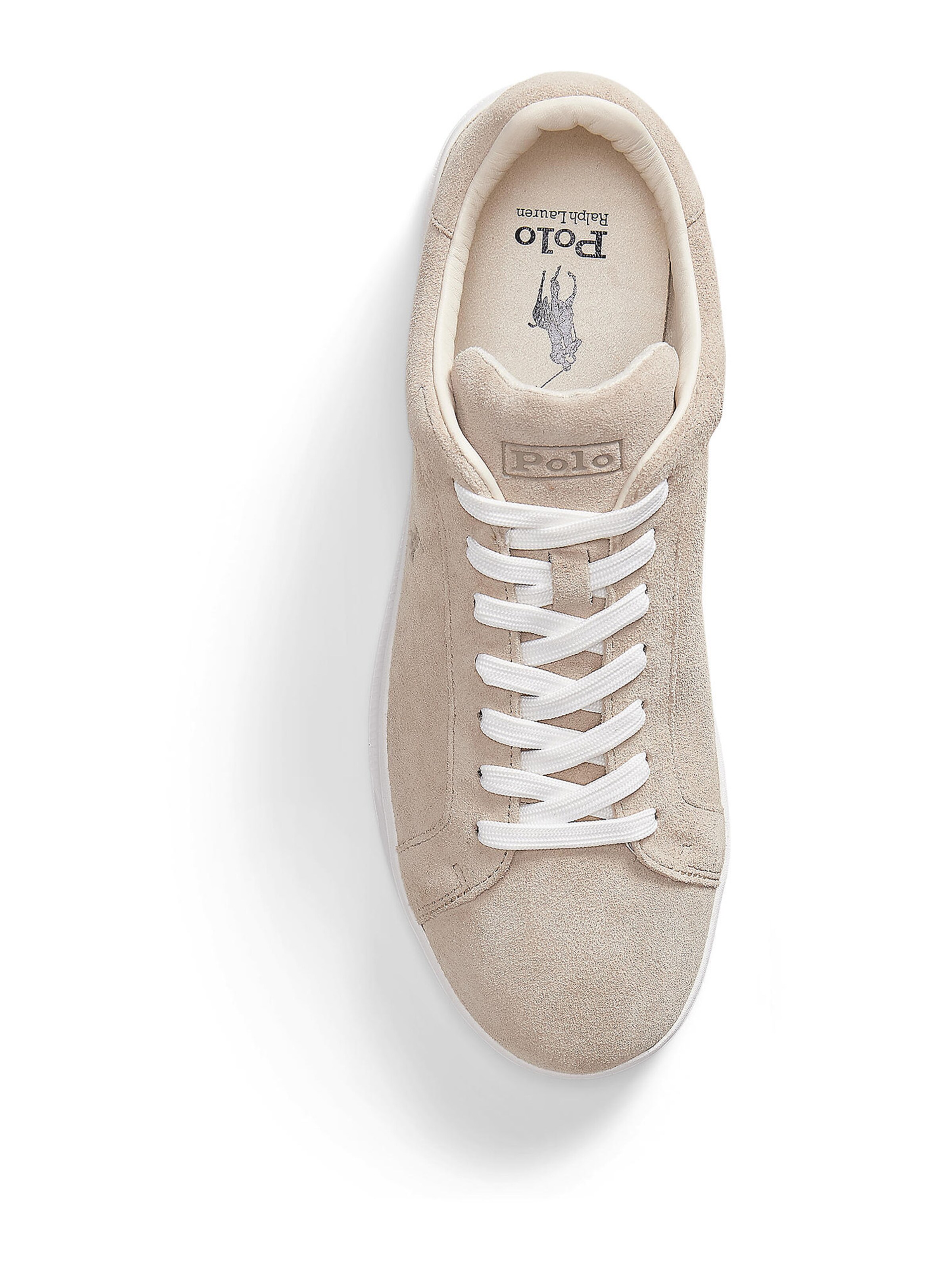 Polo Ralph Lauren Trainers 'HRT CRT II' in Beige