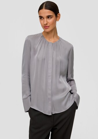 s.Oliver BLACK LABEL Bluse in Grau: Vorderseite