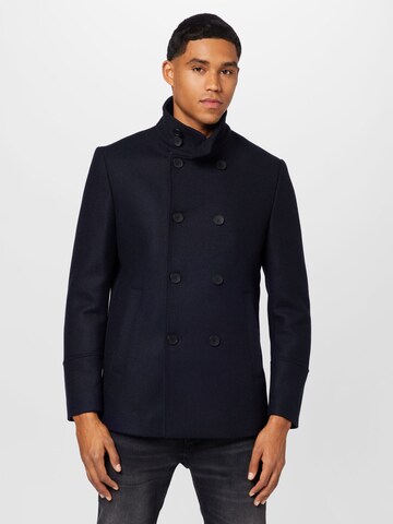 CINQUE Between-seasons coat in Blue: front