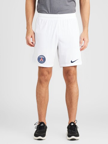 Regular Pantalon de sport NIKE en blanc : devant