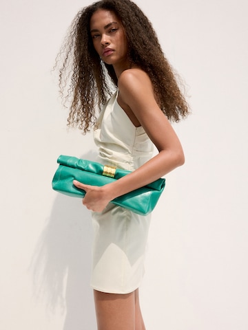 MANGO - Vestido de gala 'KNOTY' en blanco