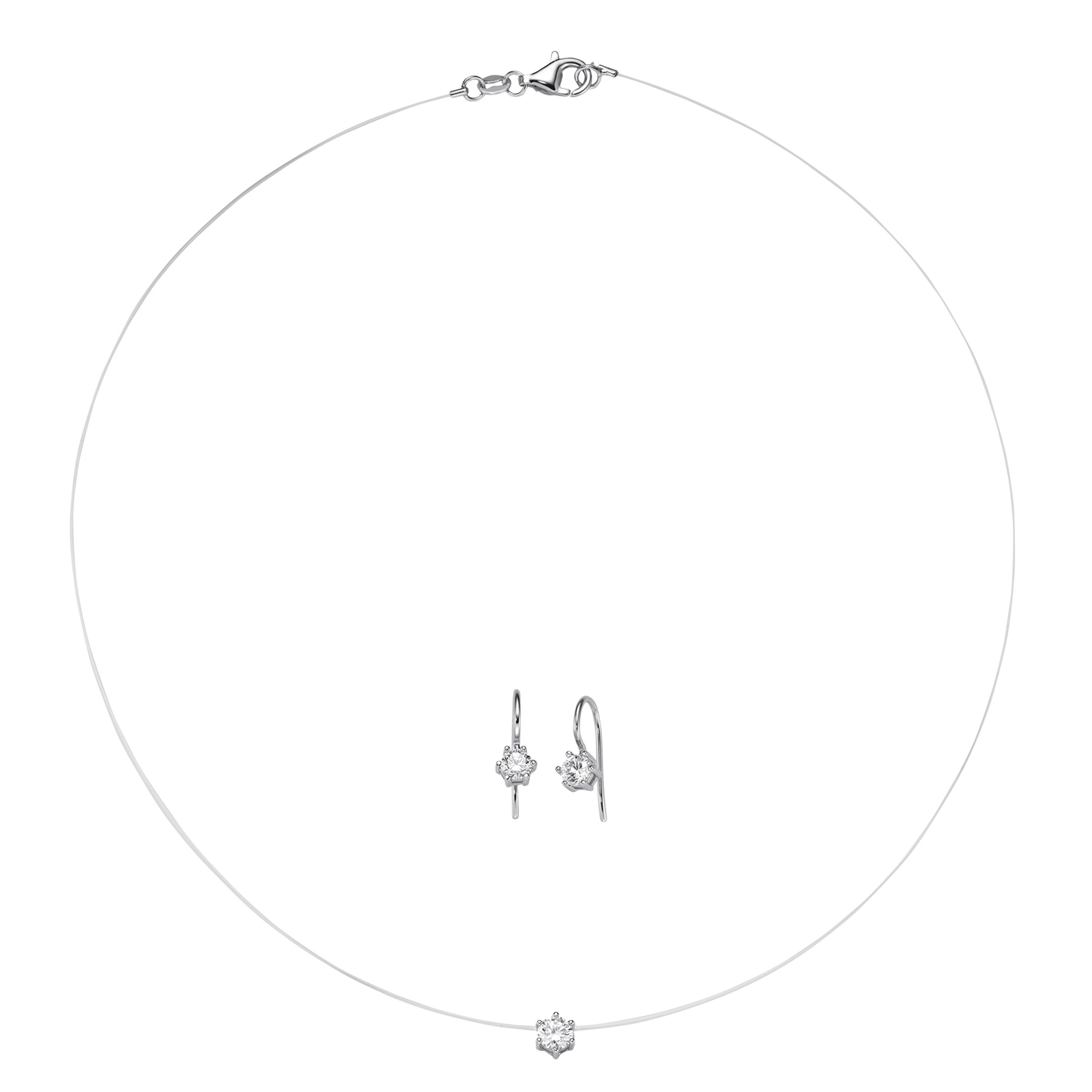 FIRETTI Jewelry Set in Silver