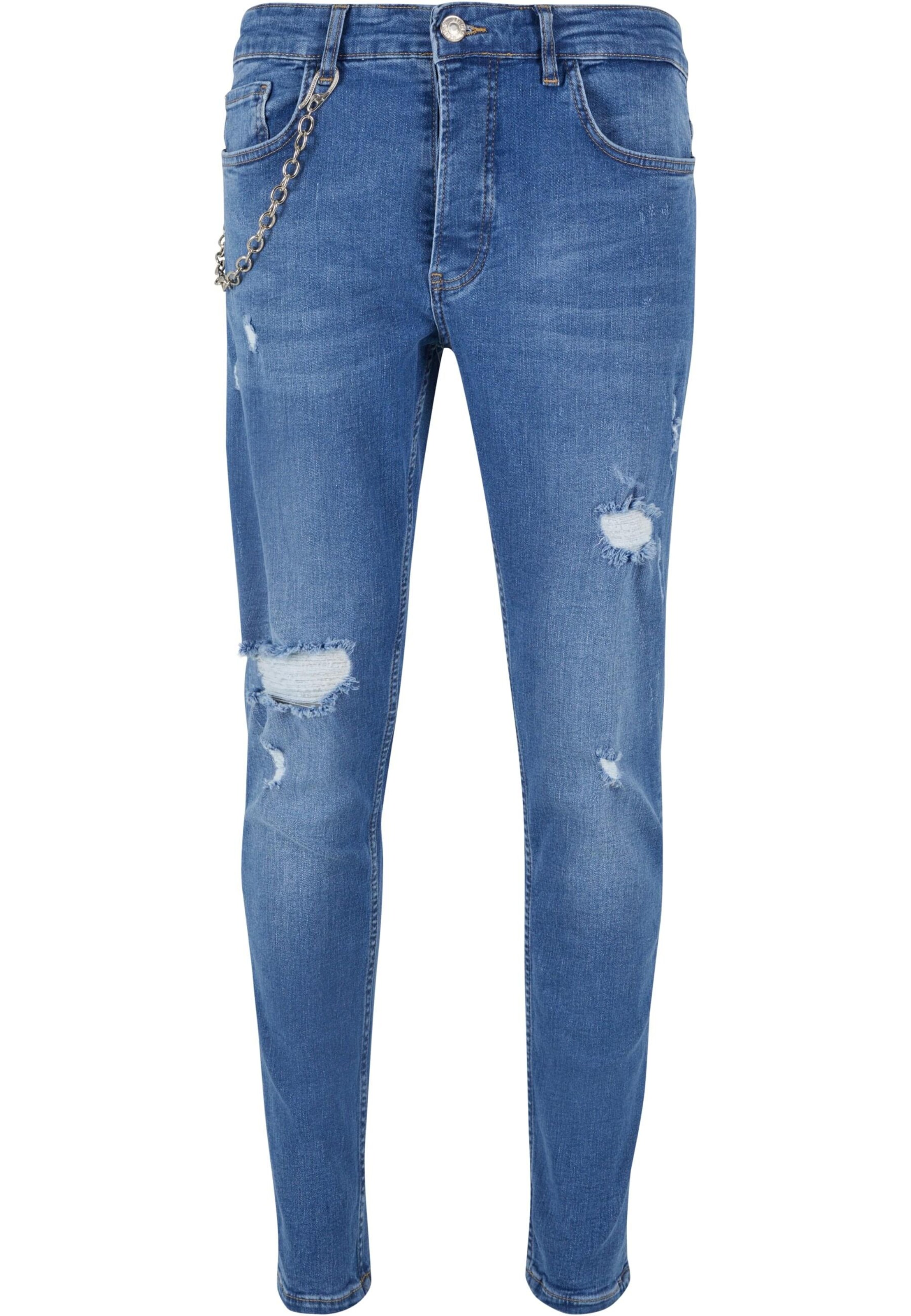 Tapered Jeans di 2Y Premium in blu: frontale