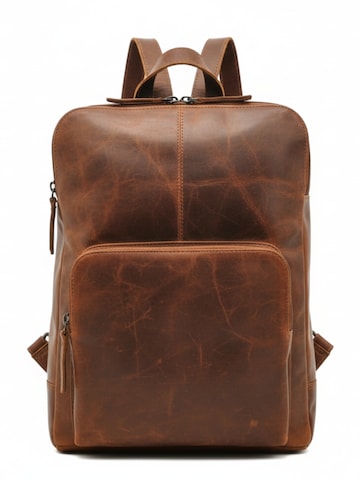 Ella Eisvogel Rucksack‌ in Braun: Vorderseite