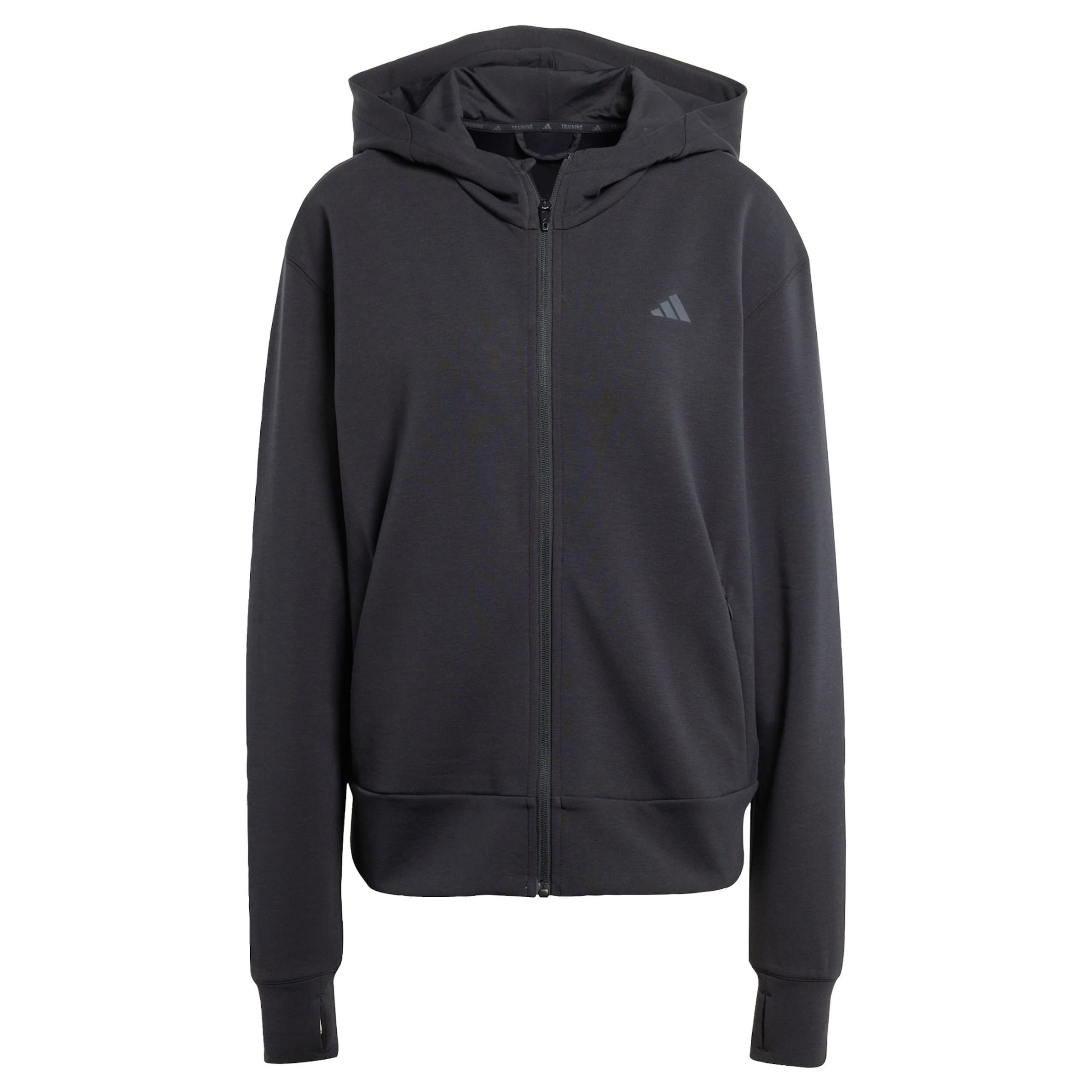 ADIDAS PERFORMANCE Sports sweat jacket 'Designed 4' in Black: front