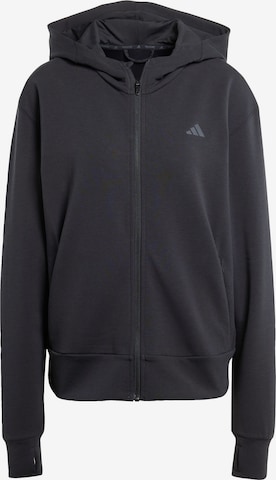ADIDAS PERFORMANCE Спортивная кофта 'Designed 4' в Черный: спереди