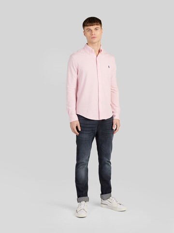 Slim fit Cămașă de la Polo Ralph Lauren pe roz