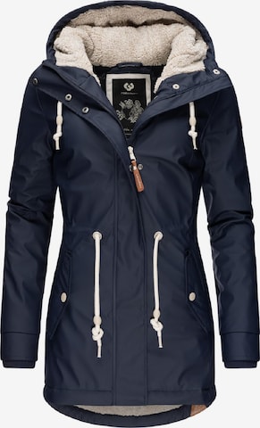 Parka d’hiver 'Monadis' Ragwear en bleu : devant