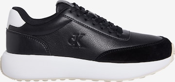 Baskets basses 'ATHLEISURE' Calvin Klein Jeans en noir : devant