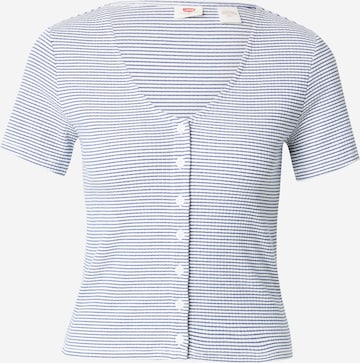 LEVI'S ® Knit Cardigan 'MUSE' in Blue: front