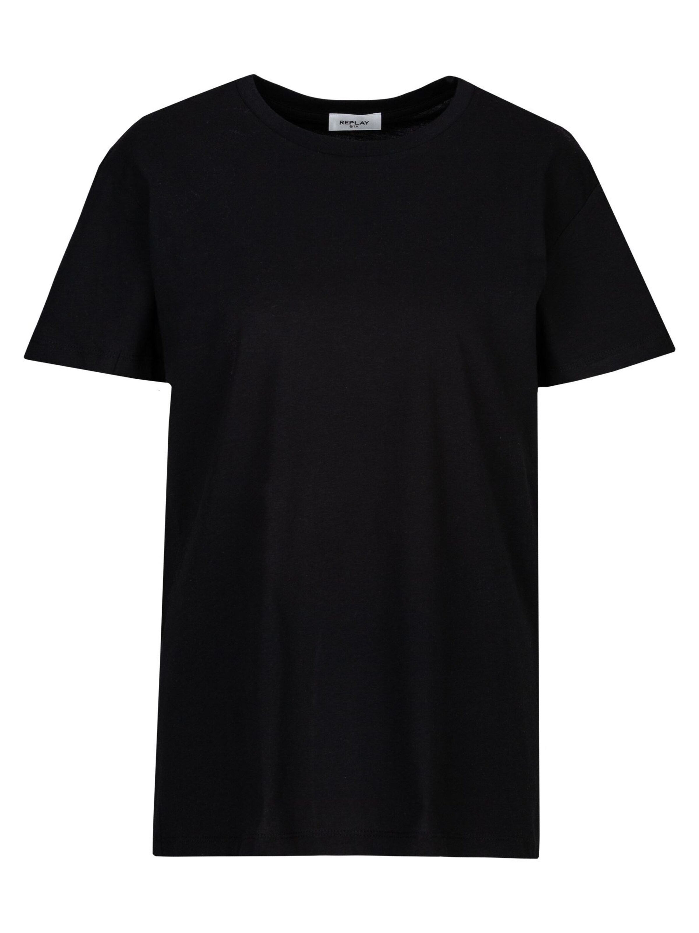 REPLAY Shirt in Zwart