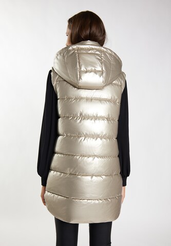 Gilet di faina in beige