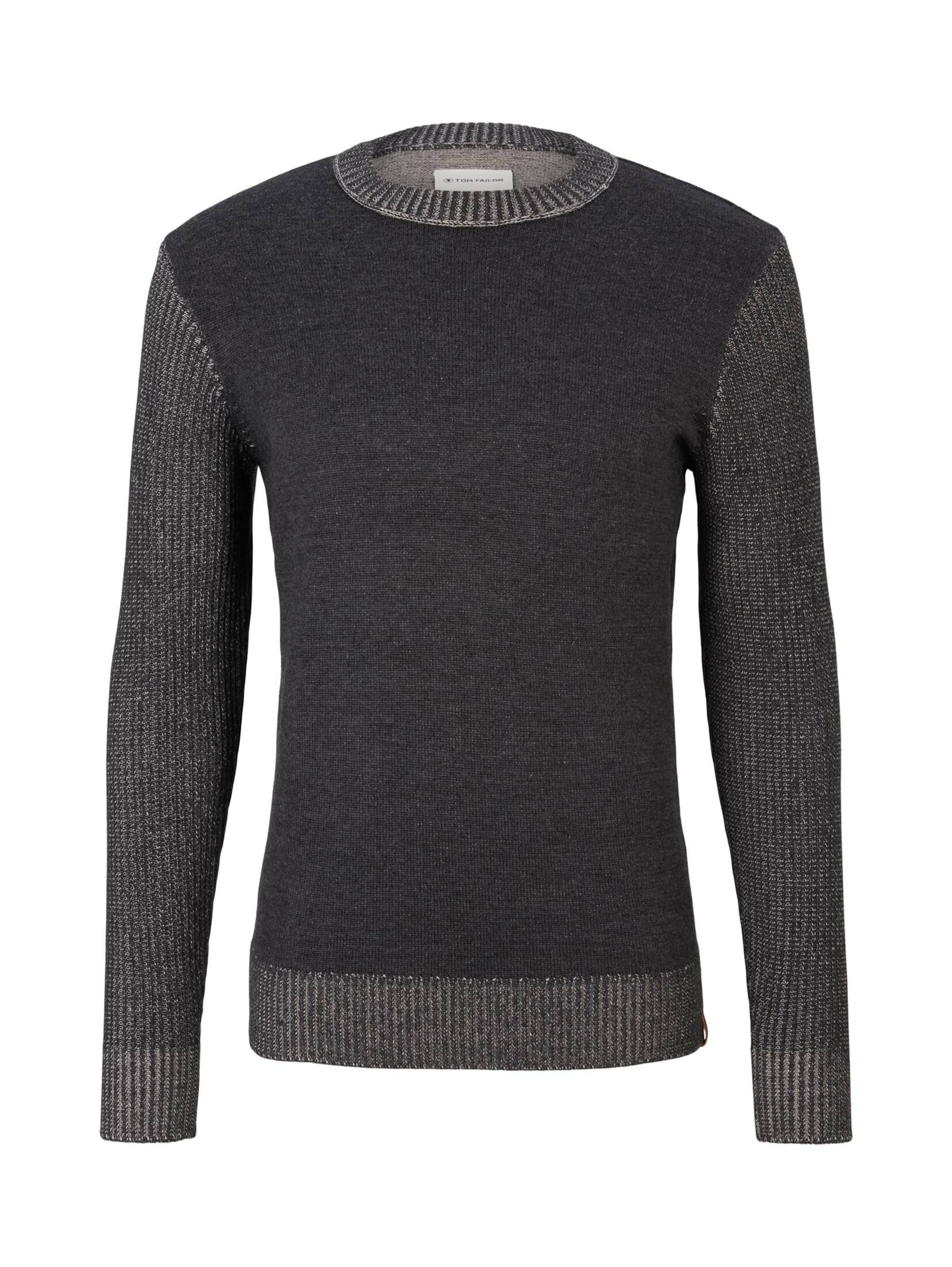 TOM TAILOR Pullover in Grau: Vorderseite