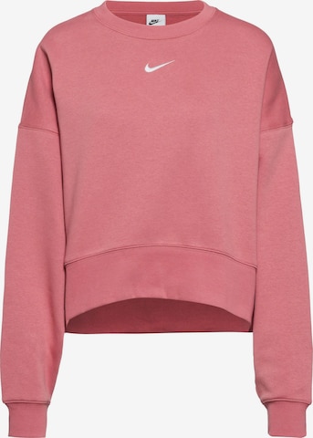 Nike Sportswear Sweatshirt 'Essential' in Pink: front