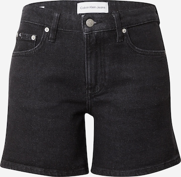 Calvin Klein Jeans - regular Vaquero en negro: frente