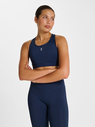 Hummel Bralette Sports bra 'Pulse' in Blue: front