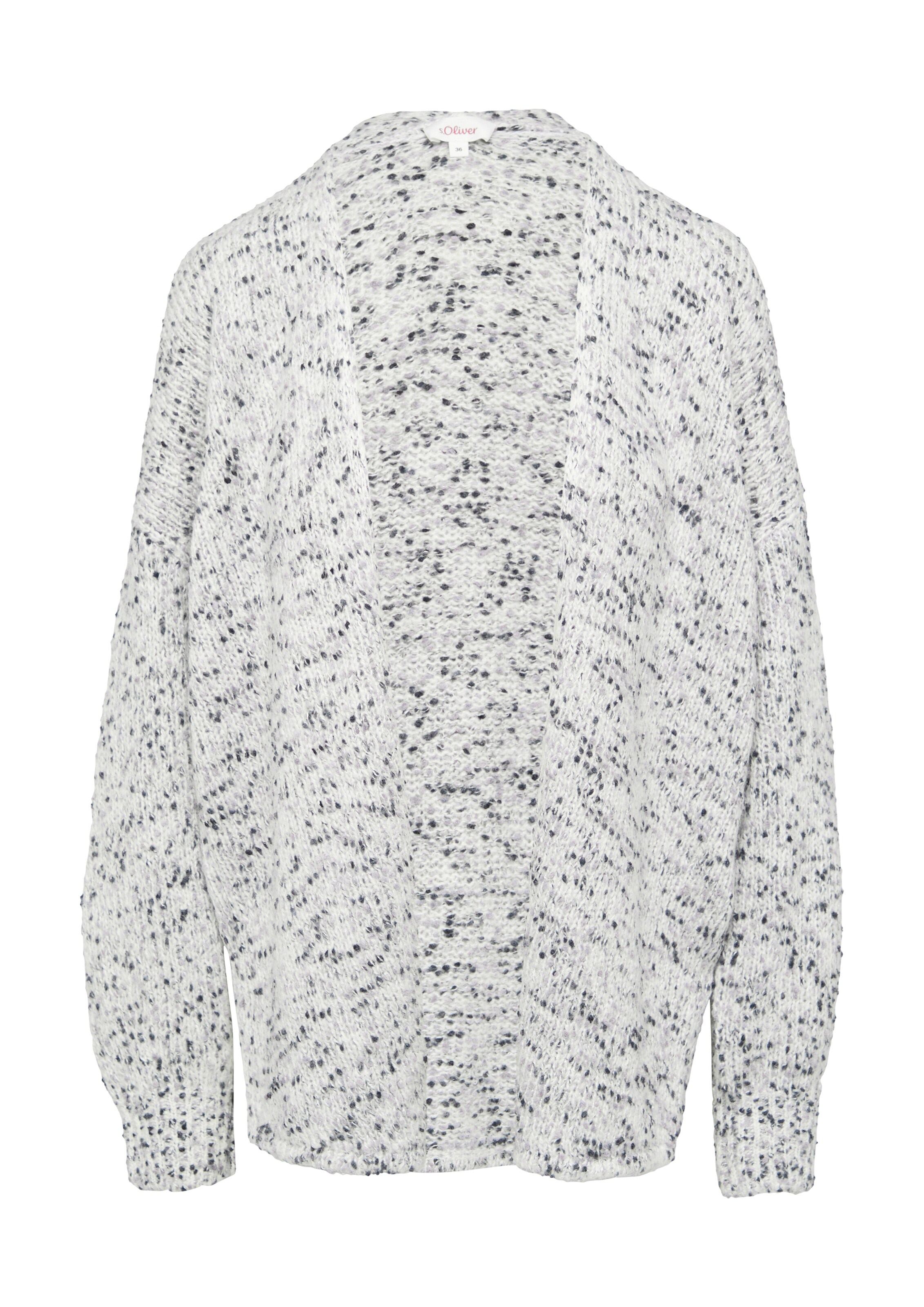 s.Oliver Gebreid vest in Grijs: voorkant