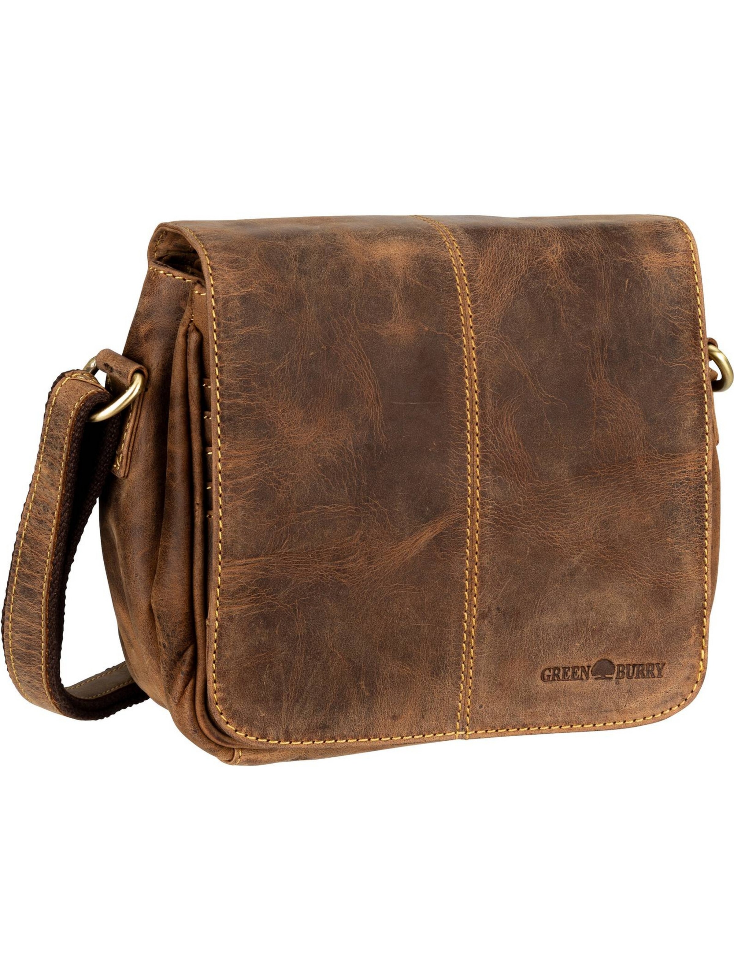 Sac à bandoulière 'Vintage' GREENBURRY en marron : devant