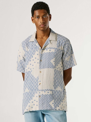 Regular fit Camicia 'Pissarot' di Pepe Jeans in blu: frontale
