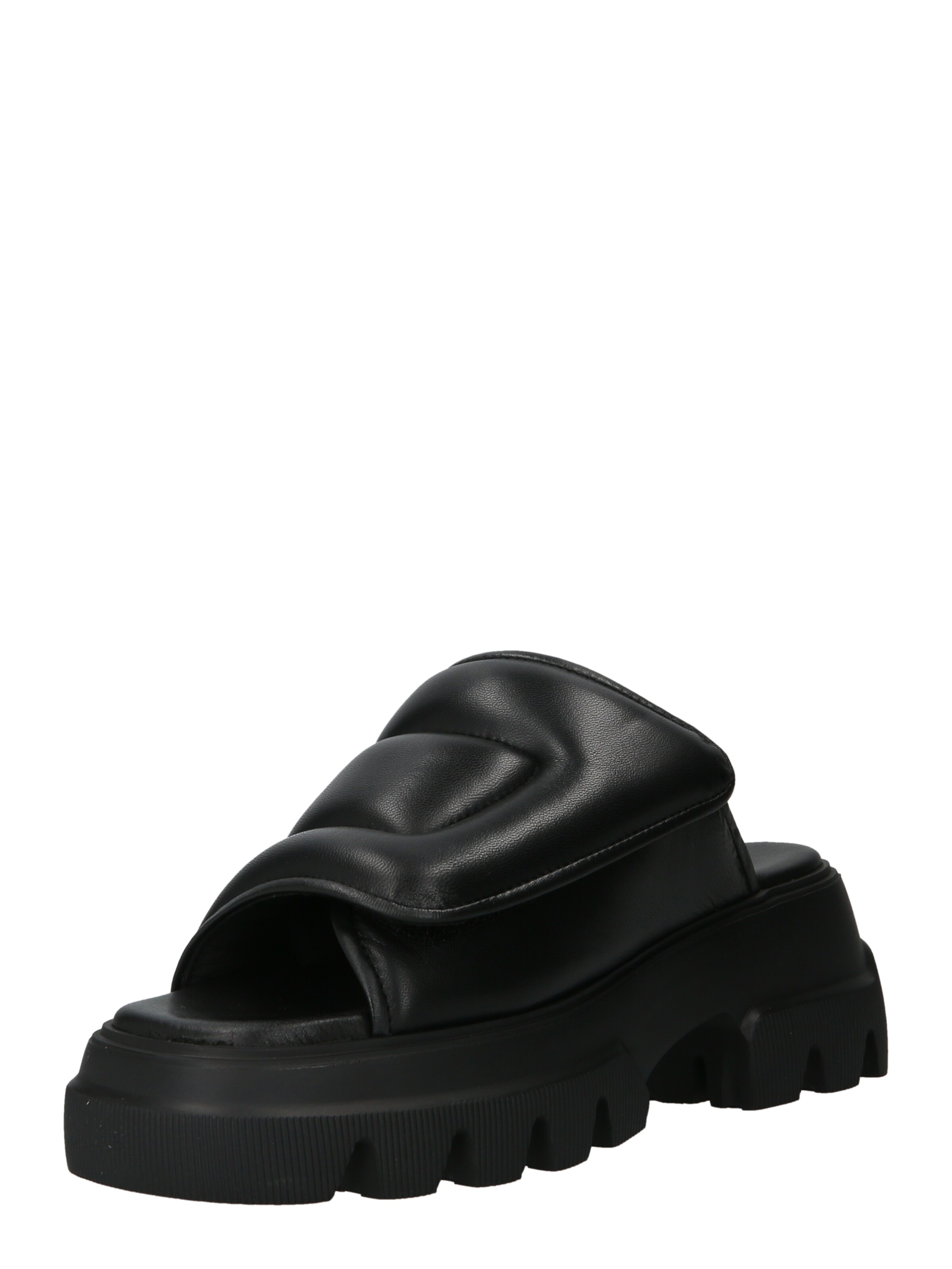 Mule Copenhagen Studios en noir : devant