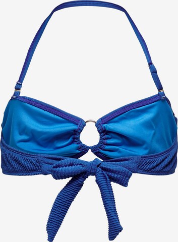 ONLY Bandeau Bikinitop 'Alba' in Blau