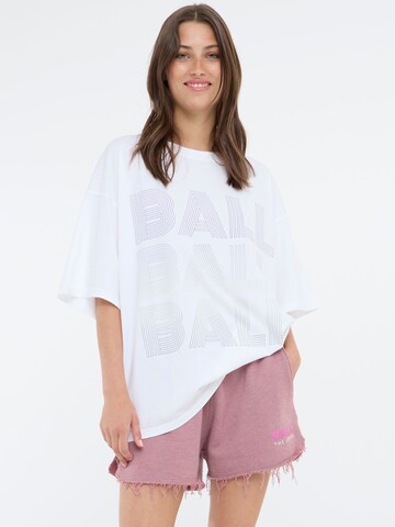 Ball - Camiseta ' BABALDO ' en blanco