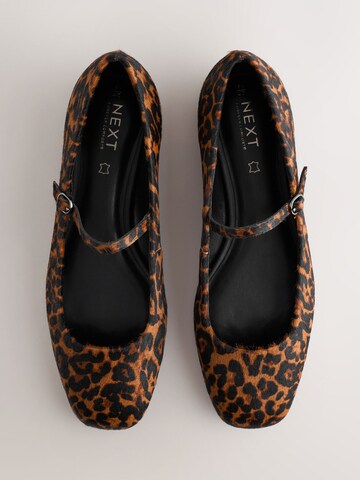 Next Ballerina met riempjes in Bruin