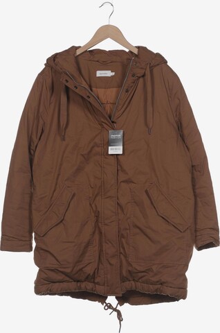 hessnatur Mantel 4XL in Braun: Vorderseite