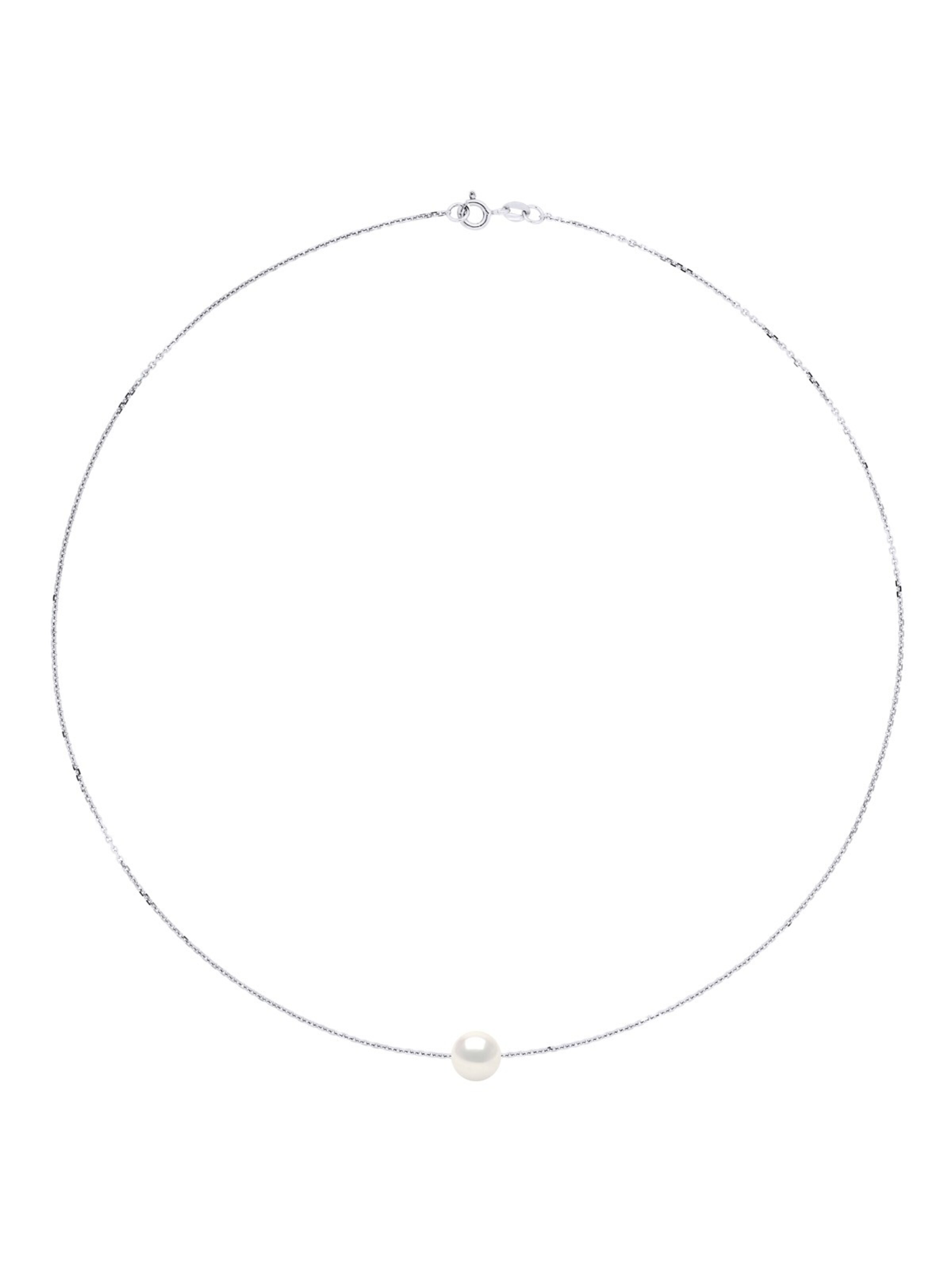 Ateliers Saint Germain Necklace 'BIARRITZ' in 42 cm in natural white, Item view