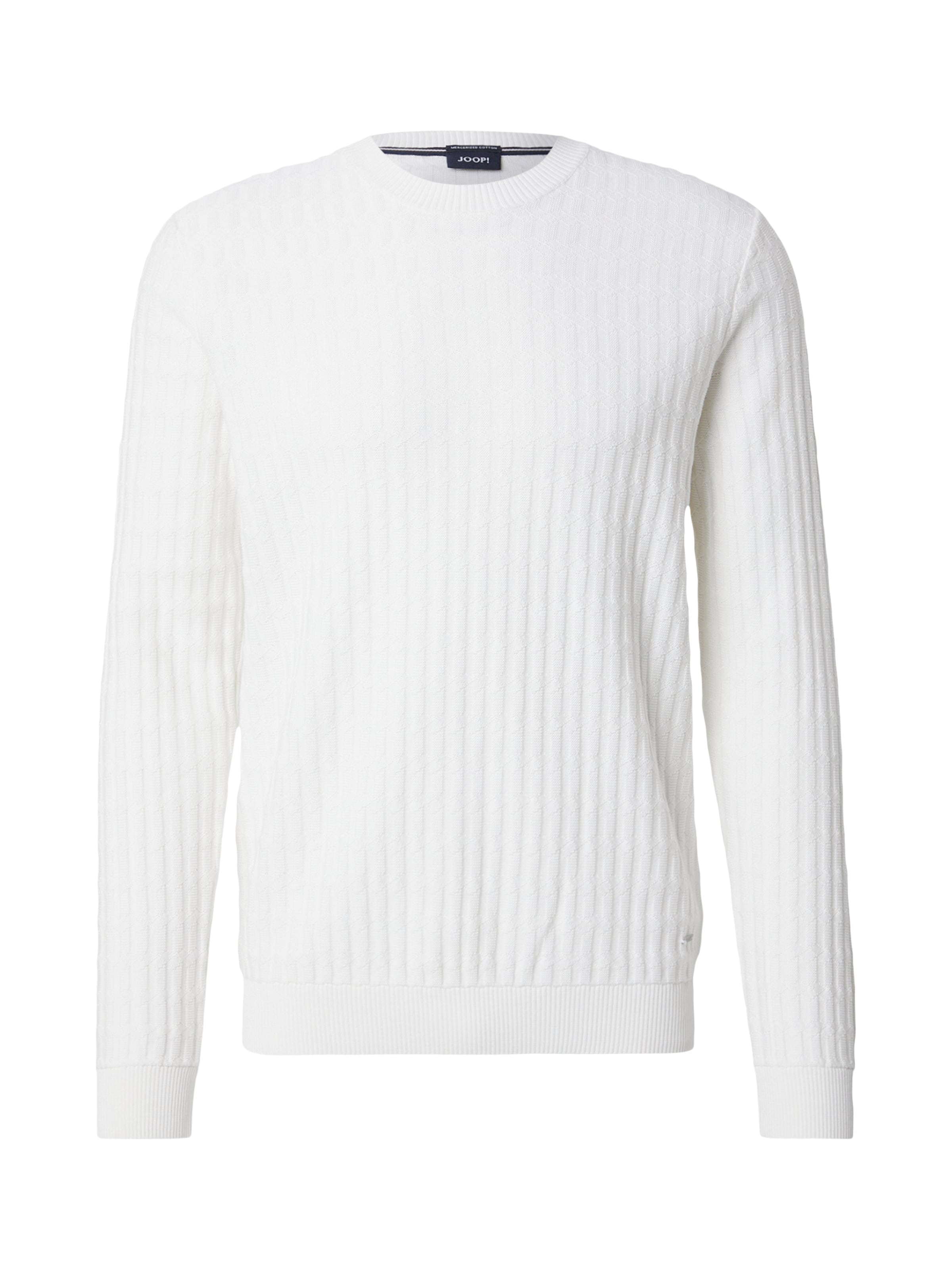 JOOP! Sweter 'Welmo' w kolorze biały: przód