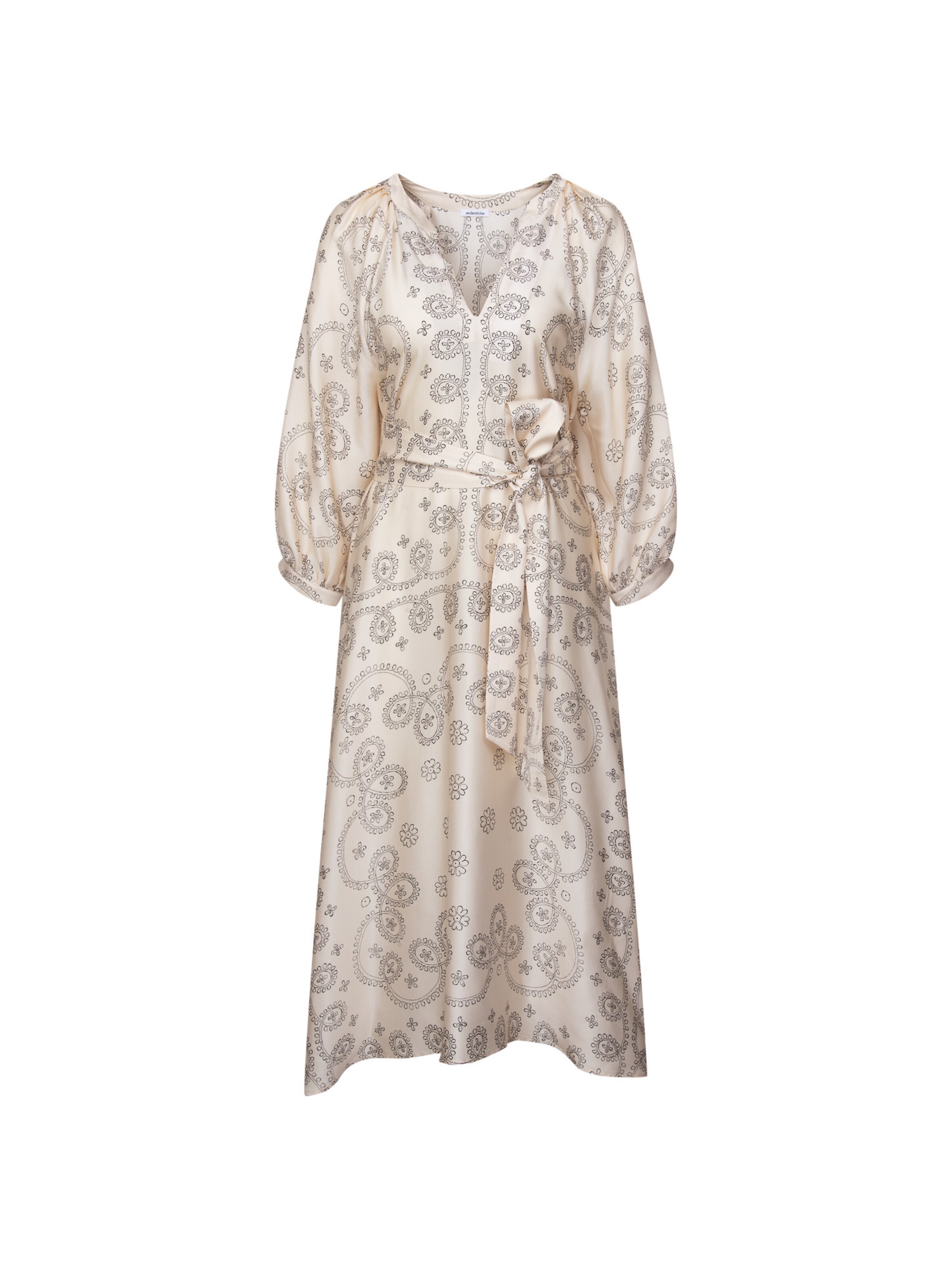 SEIDENSTICKER Jurk 'July Drop 252' in Wit: voorkant