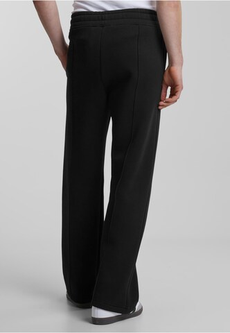 Loosefit Pantalon à plis Prohibited en noir