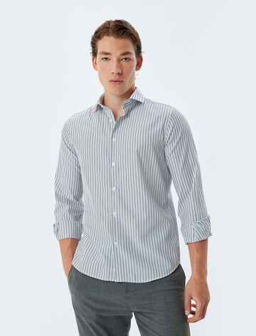 Koton Regular fit Overhemd in Grijs: voorkant