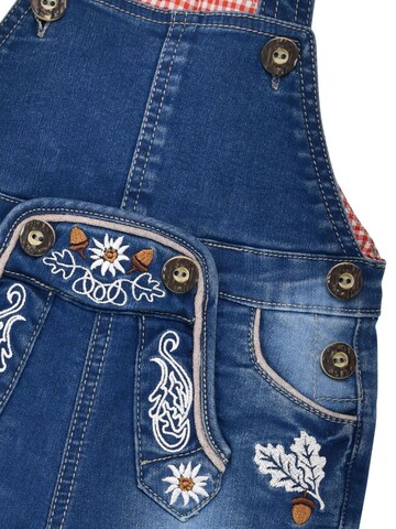 BONDI Regular Latzhose in Blau