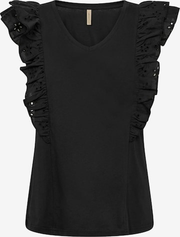 Top 'Loraine' di Soyaconcept in nero: frontale