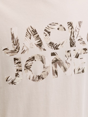 JACK & JONES Koszulka 'JJEJEFF' w kolorze beżowy