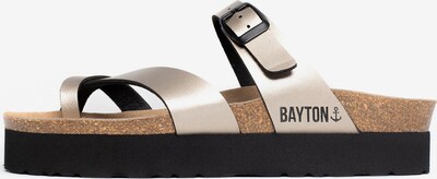 Flip-flops 'Andromac' Bayton pe auriu / negru, Vizualizare produs