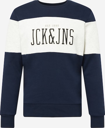 JACK & JONES Mikina – modrá: přední strana