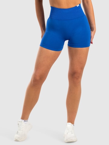 Coupe slim Pantalon de sport 'Issy' Smilodox en bleu : devant
