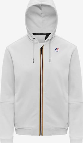 K-Way Sweatshirt 'K-WAY PROSPER POLY COTTON FELPA' in Wit: voorkant
