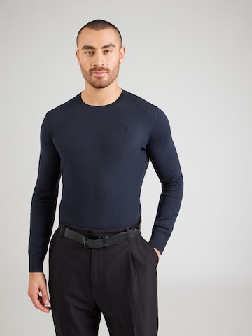 Karl Lagerfeld Sveter - Modrá: predná strana